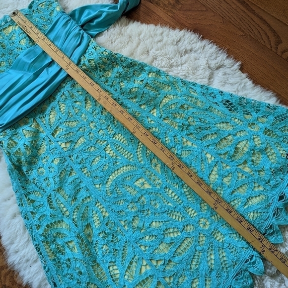 Betsey JOHNSON Battenburg lace strapless dress 6 small - Picture 14 of 15